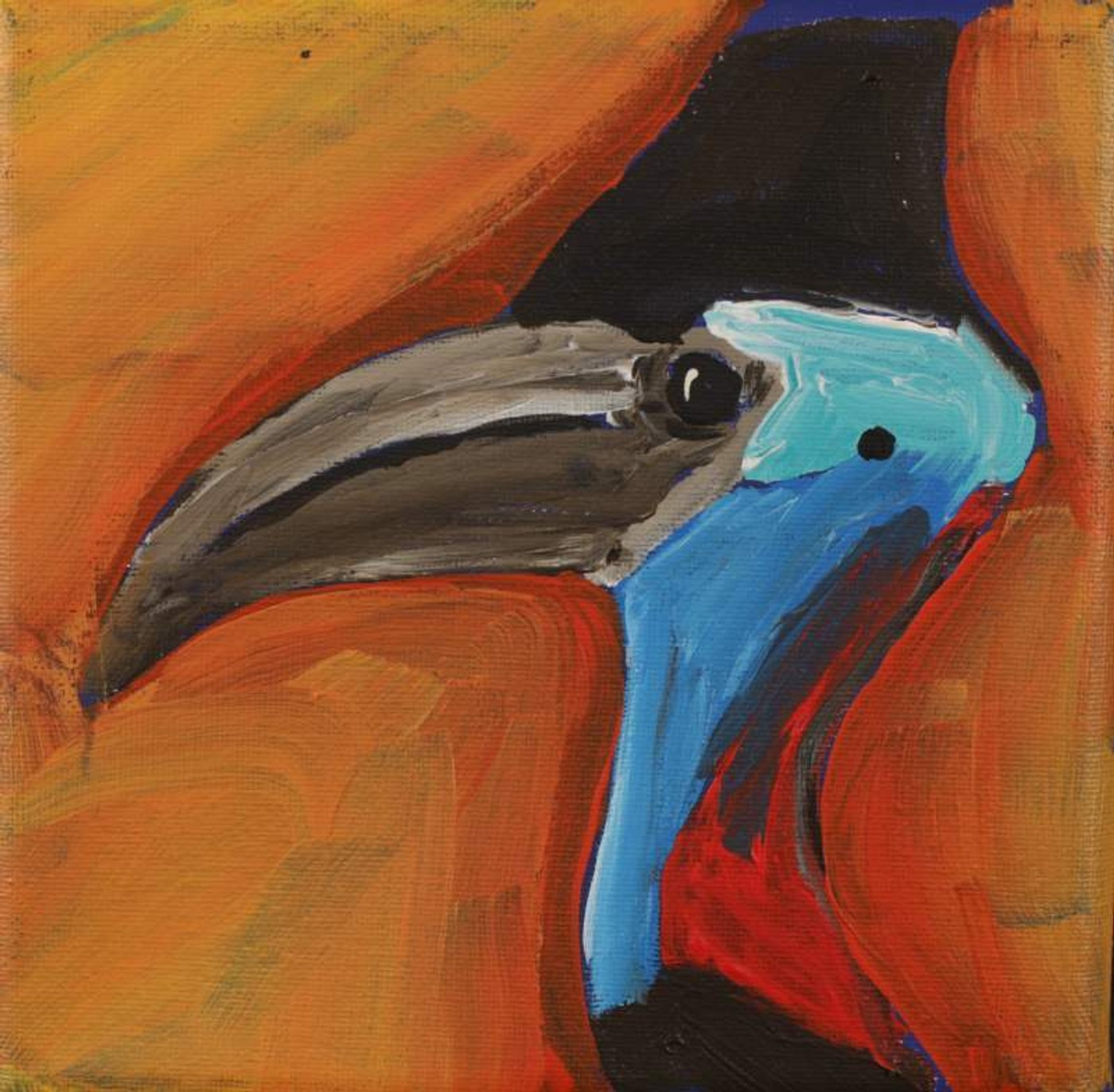 Jurlpu kuja kalu nyinami Yurntumu-wana (Birds that live around Yuendumu) by Warlukurlangu Artists