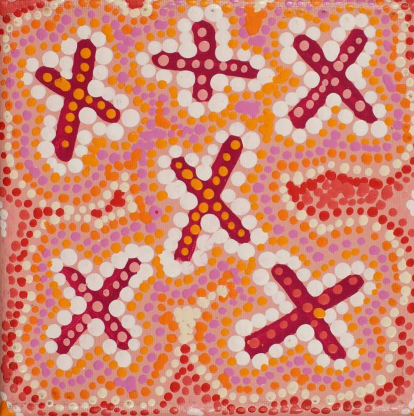 Ngatijirri Jukurrpa (Budgerigar Dreaming) by Warlukurlangu Artists