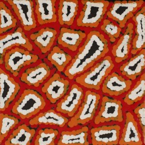 Ngapa Jukurrpa (Water Dreaming)  -  Puyurru by Warlukurlangu Artists