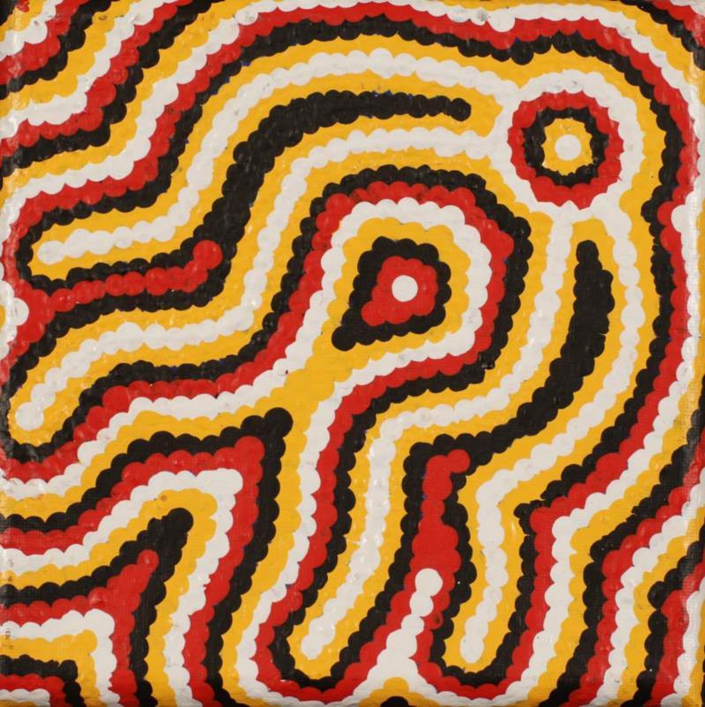 Ngapa Jukurrpa (Water Dreaming)  -  Pirlinyarnu by Warlukurlangu Artists