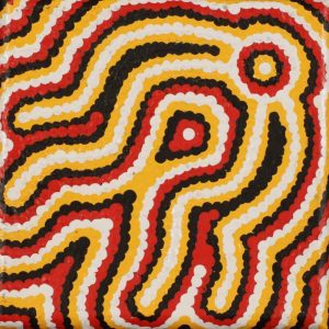 Ngapa Jukurrpa (Water Dreaming)  -  Pirlinyarnu by Warlukurlangu Artists