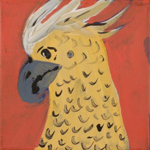 Jurlpu kuja kalu nyinami Yurntumu-wana (Birds that live around Yuendumu) by Warlukurlangu Artists
