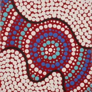 Pamapardu Jukurrpa (Flying Ant Dreaming)  - Warntungurru by Warlukurlangu Artists