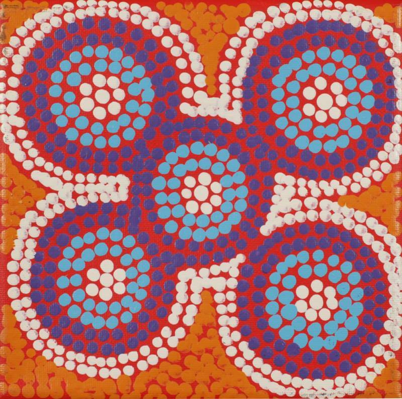 Napaljarri-warnu Jukurrpa (Seven Sisters Dreaming) by Warlukurlangu Artists