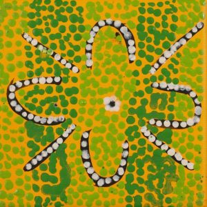 Ngapa Jukurrpa (Water Dreaming)  -  Puyurru by Warlukurlangu Artists