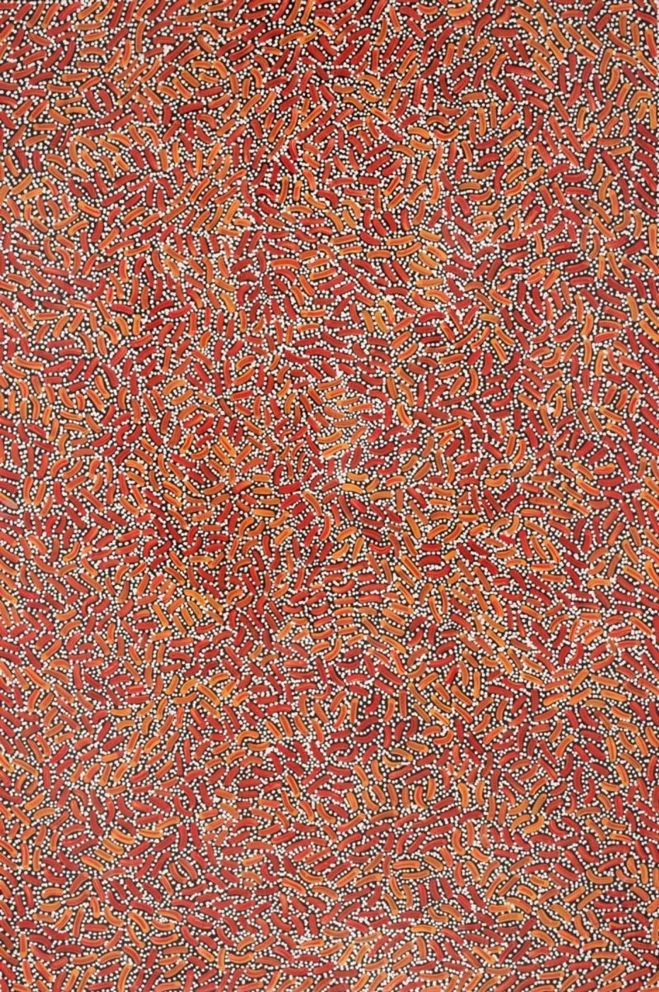 Warlukurlangu Jukurrpa (Fire country Dreaming) by Nathania Nangala Granites