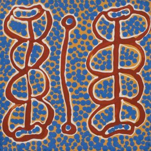 Pamapardu Jukurrpa (Flying Ant Dreaming)  - Warntungurru by Warlukurlangu Artists