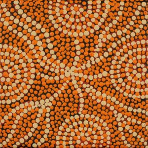 Mamupururnpa Jukurrpa (Barking Spider Dreaming) by Warlukurlangu Artists