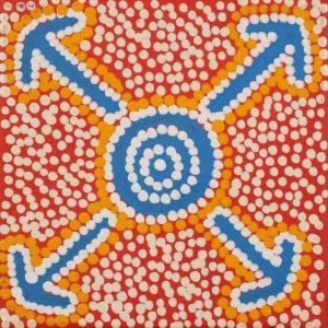 Yankirri Jukurrpa (Emu Dreaming) - Ngarlikirlangu by Warlukurlangu Artists