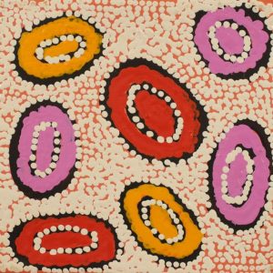 Purrpalanji (Skinny Bush Banana) Jukurrpa by Warlukurlangu Artists