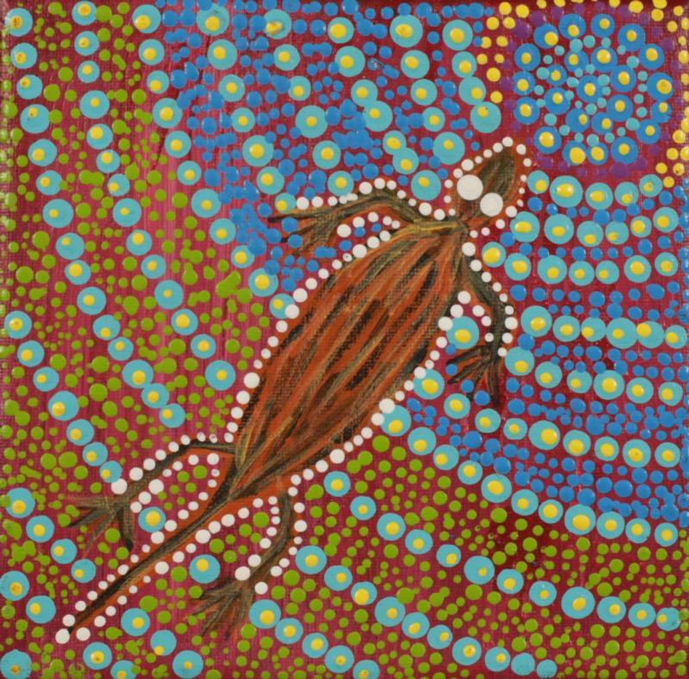 Bush Tucker by Warlukurlangu Artists