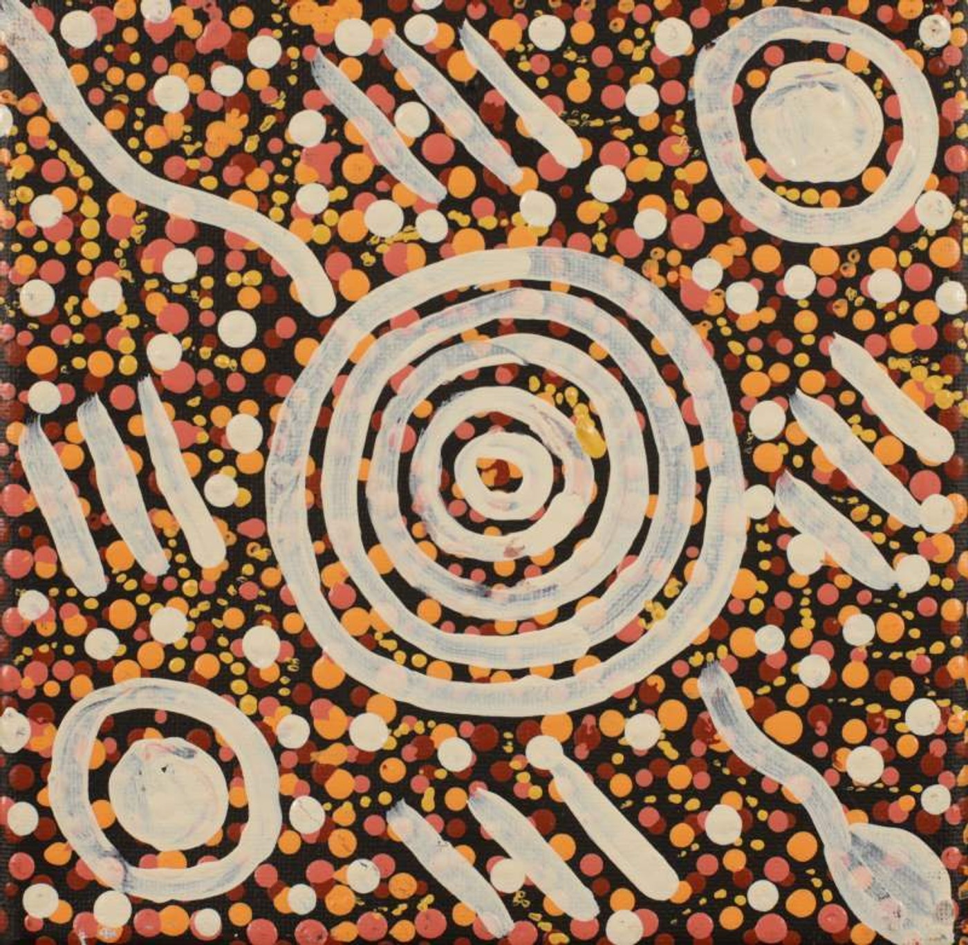 Warna Jukurrpa (Snake Dreaming) by Warlukurlangu Artists