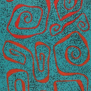 Yarla Jukurrpa (Bush Potato Dreaming) - Cockatoo Creek by Stephanie Napurrurla Nelson