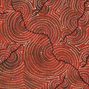 Mina Mina Jukurrpa (Mina Mina Dreaming) by Christine Nakamarra Curtis