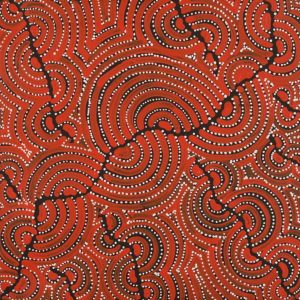 Mina Mina Jukurrpa (Mina Mina Dreaming) by Christine Nakamarra Curtis