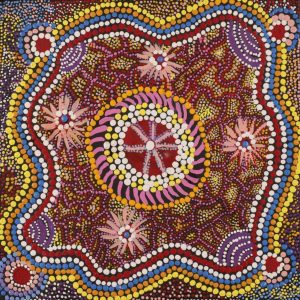 Warna Jukurrpa (Snake Dreaming) by Janey Napurrurla Long