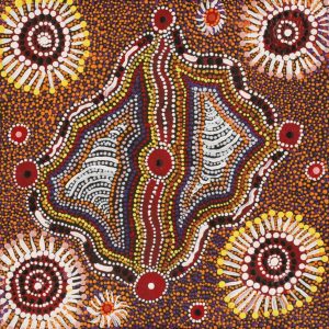 Warna Jukurrpa (Snake Dreaming) by Janey Napurrurla Long