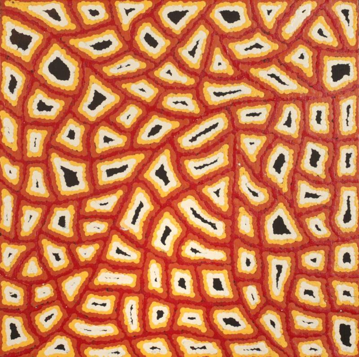 Ngapa Jukurrpa (Water Dreaming) - Puyurru by Delores Nangala Robertson