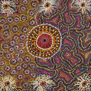 Warna Jukurrpa (Snake Dreaming) by Janey Napurrurla Long