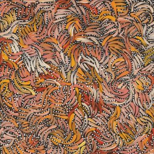Purrpalanji (Skinny Bush Banana) Jukurrpa by Nola Napangardi Fisher