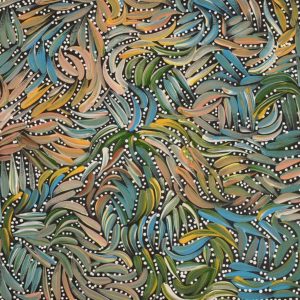 Purrpalanji (Skinny Bush Banana) Jukurrpa by Nola Napangardi Fisher