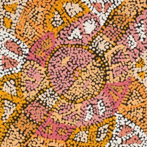 Ngapa Jukurrpa (Water Dreaming)  -  Puyurru by Clarissa Nangala Williams