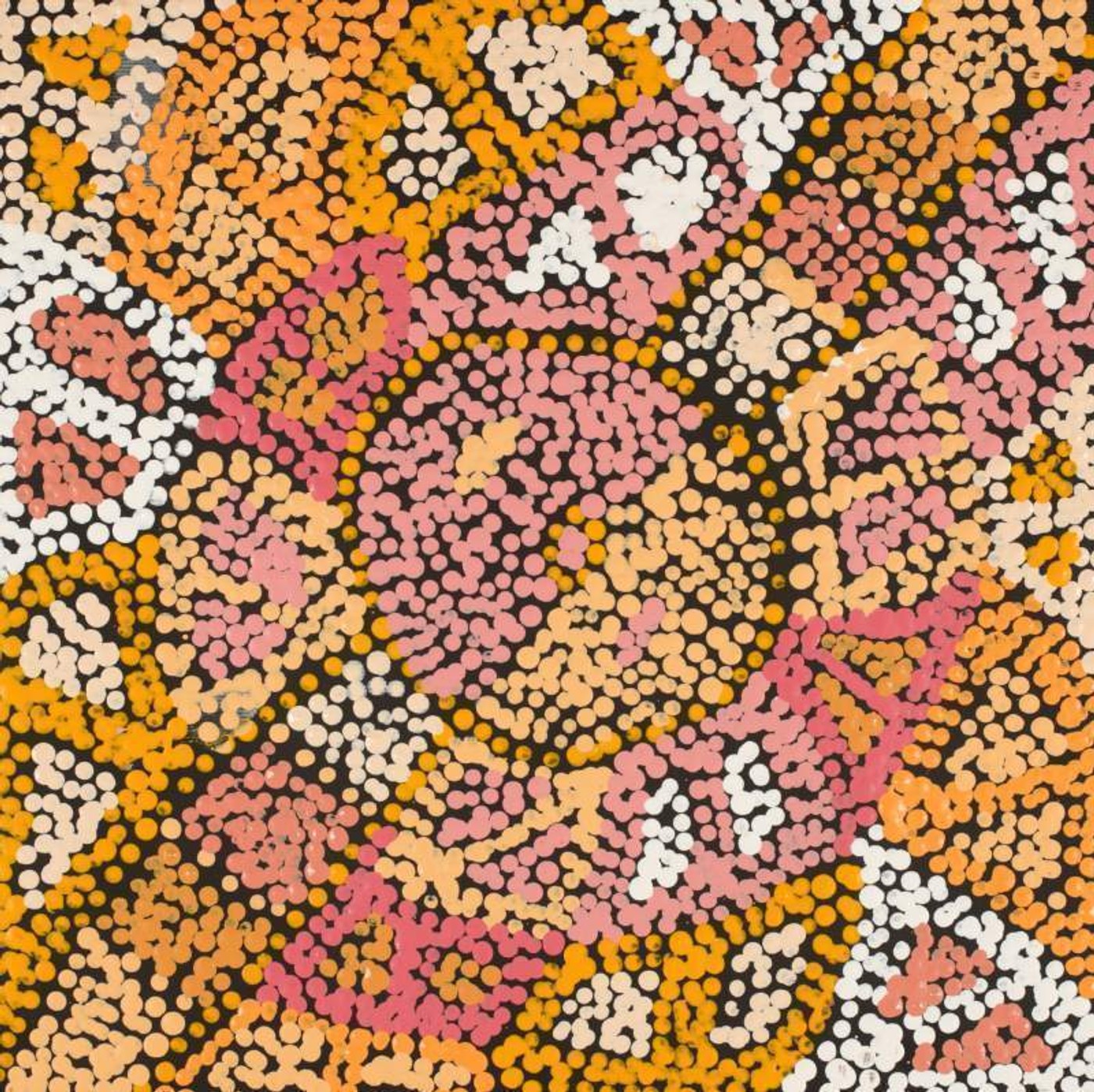 Ngapa Jukurrpa (Water Dreaming)  -  Puyurru by Clarissa Nangala Williams