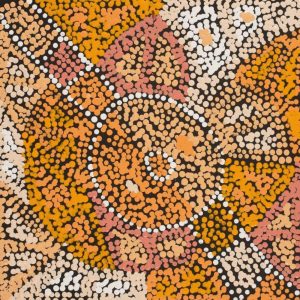 Ngapa Jukurrpa (Water Dreaming)  -  Puyurru by Clarissa Nangala Williams