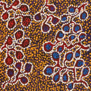 The Seven Sisters - Anangu Pitjantjatjara Yankunytjatjara Jukurrpa by Joshua Jungarrayi Brady
