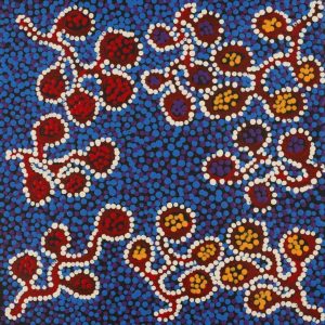 The Seven Sisters - Anangu Pitjantjatjara Yankunytjatjara Jukurrpa by Joshua Jungarrayi Brady