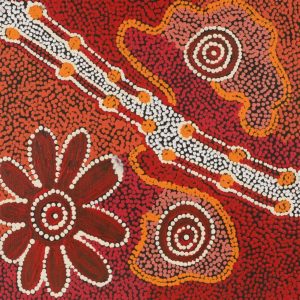 Janganpa Jukurrpa (Brush-tail Possum Dreaming)-  Mawurrji by Ritasha Nampijinpa Martin