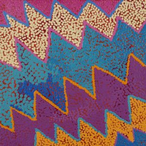 Pikilyi Jukurrpa (Vaughan Springs Dreaming) by Selina Napanangka Fisher