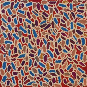 Pamapardu Jukurrpa (Flying Ant Dreaming)  - Warntungurru by Lance Jangala Turner