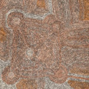 Ngapa Jukurrpa (Water Dreaming)  -  Puyurru by Sarah Napurrurla Leo