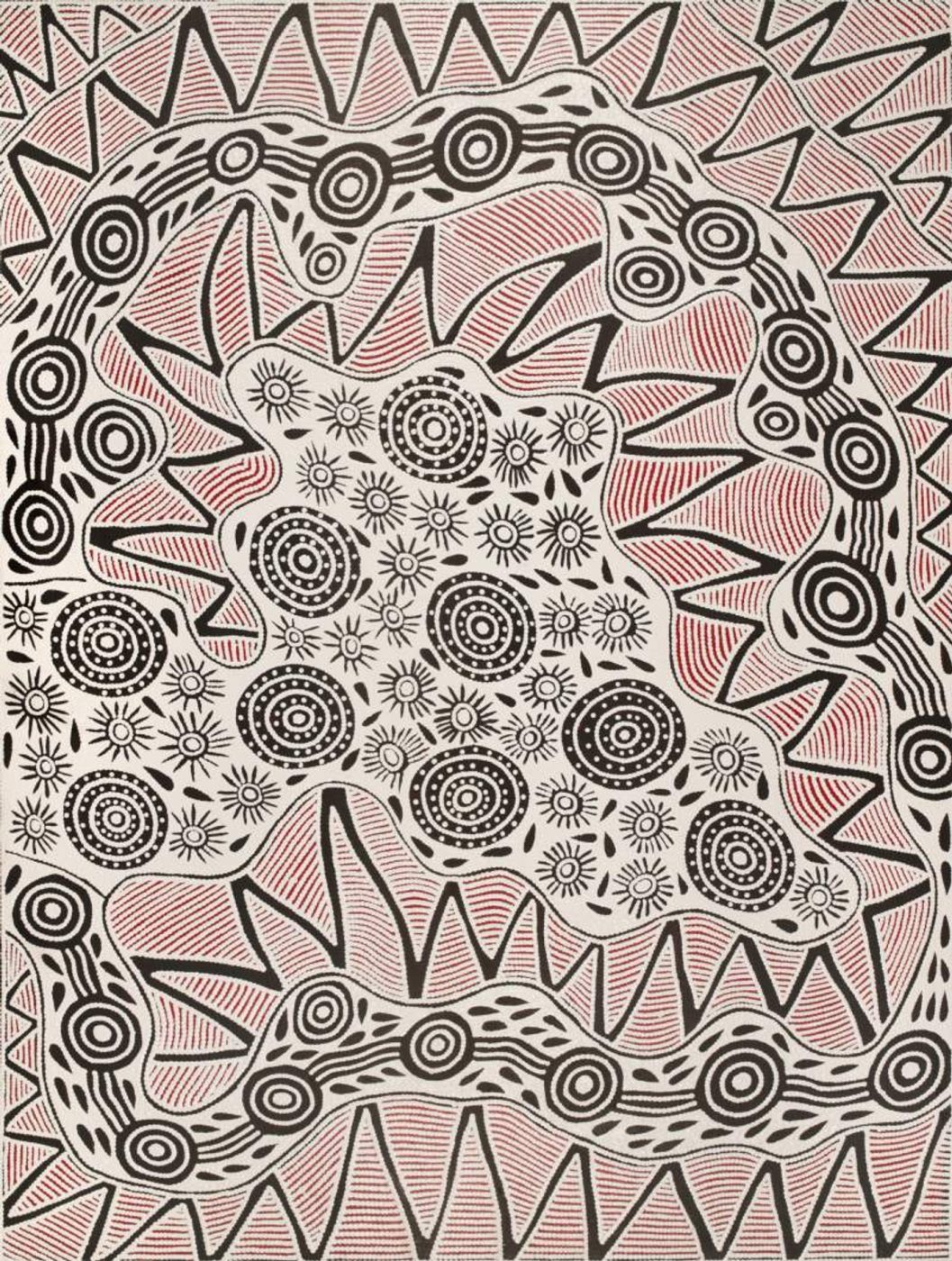 Pikilyi Jukurrpa (Vaughan Springs Dreaming) by Ursula Napangardi Hudson