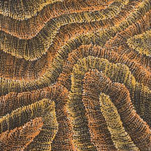 Wanakiji Jukurrpa (Bush Tomato Dreaming) by Debbie Napaljarri Brown