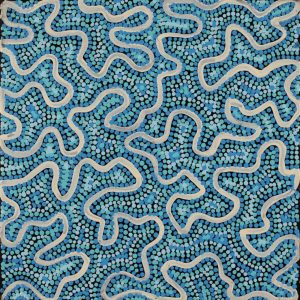 Ngapa Jukurrpa (Water Dreaming) - Puyurru by Kelly-Anne Nungarrayi Gibson