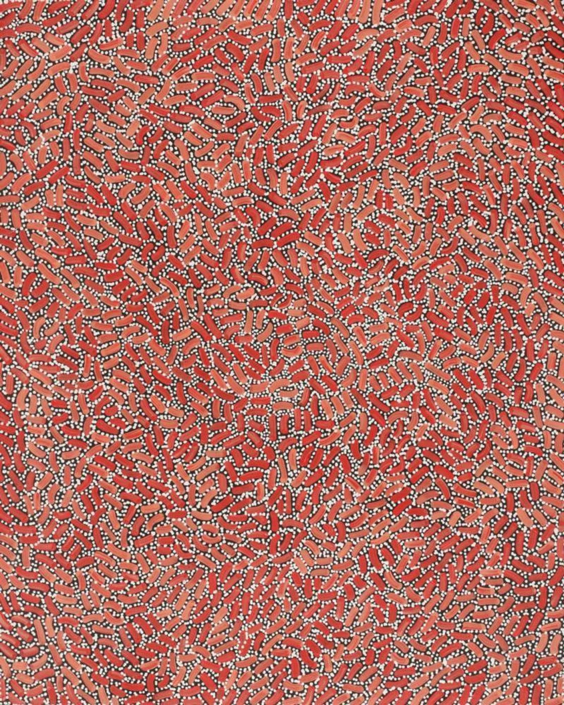 Warlukurlangu Jukurrpa (Fire country Dreaming) by Nathania Nangala Granites
