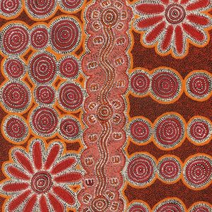 Janganpa Jukurrpa (Brush-tail Possum Dreaming)-  Mawurrji by Ritasha Nampijinpa Martin