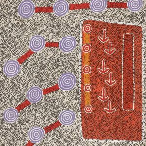 Yankirri Jukurrpa (Emu Dreaming) - Ngarlikirlangu by Michael Japaljarri Wayne