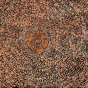 Ngapa Jukurrpa (Water Dreaming)  -  Puyurru by Sarah Napurrurla Leo