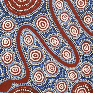 Warna Jukurrpa (Snake Dreaming) by Steven Jakamarra Oldfield