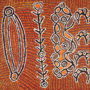 Mina Mina Jukurrpa (Mina Mina Dreaming) by Susie Nangala Watson