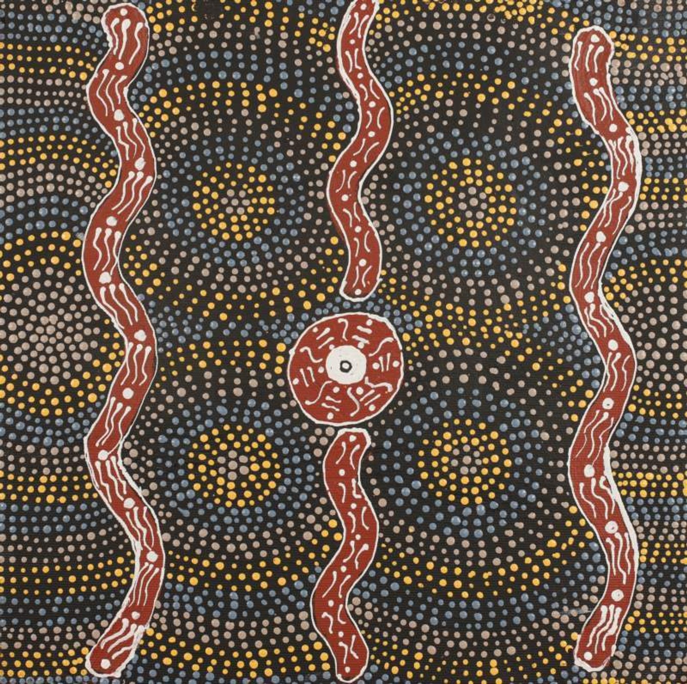 Ngurlu Jukurrpa (Native Seed Dreaming) by Ingrid Napangardi George