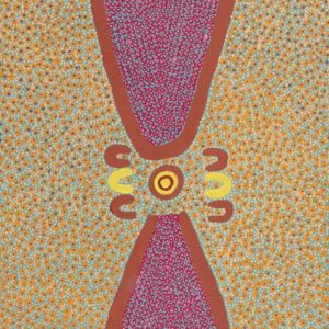 Ngatijirri Jukurrpa (Budgerigar Dreaming) by Julie Napaljarri Kitson