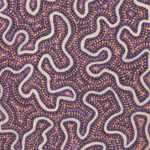 Ngapa Jukurrpa (Water Dreaming)  -  Puyurru by Kelly-Anne Nungarrayi Gibson