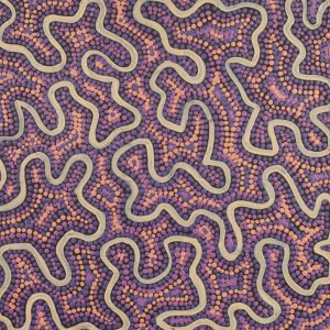 Ngapa Jukurrpa (Water Dreaming)  -  Puyurru by Kelly-Anne Nungarrayi Gibson