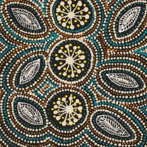 Ngapa Jukurrpa (Water Dreaming)  - Mikanji by Wendy Nungarrayi Brown