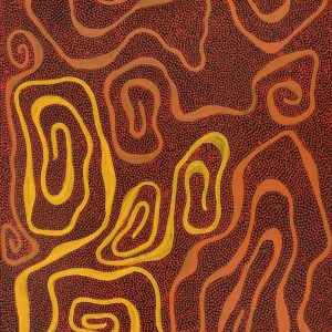 Yarla Jukurrpa (Bush Potato Dreaming) - Yumurrpa by Stephanie Napurrurla Nelson