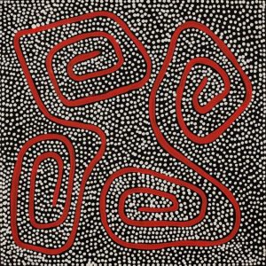 Yarla Jukurrpa (Bush Potato Dreaming) - Yumurrpa by Stephanie Napurrurla Nelson